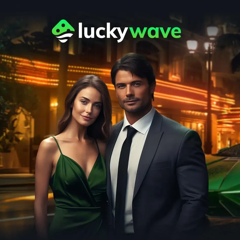 luckywave casino banner